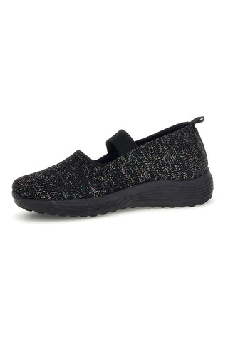 Schwarze Ballerinas mit Gummiband Canguro CA1214