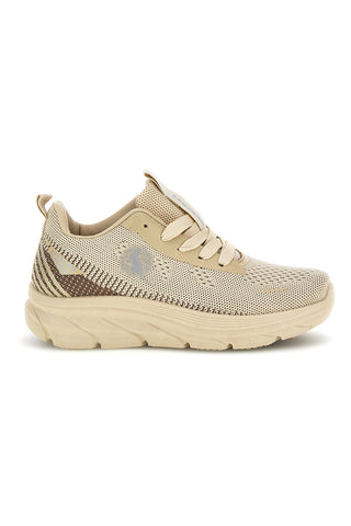 Beige Turnschuhe aus atmungsaktivem Mesh Canguro CA1267