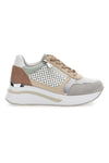 Sneakers multicolore traforate con zip e zeppa Inblu 481IN