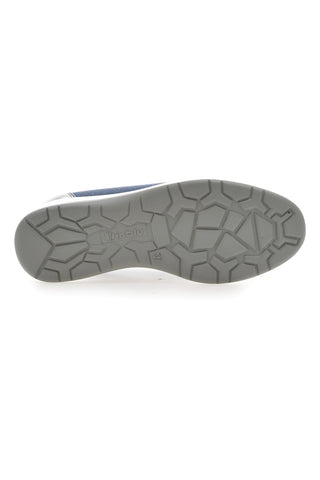 Inblu 66IC blaue Slipper-Mokassins aus technischem Gewebe mit Keilabsatz