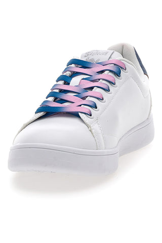 Weiße Sneakers mit Stitch Disney Grafik D6020174S