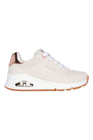 Sneakers beige Skechers Uno Gen1 Shimmer Away