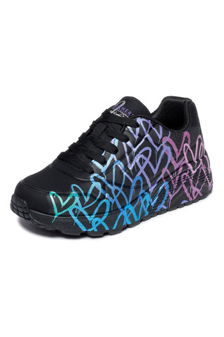 Sneakers nere lavabili in lavatrice Skechers Uno Lite Metallic Joy