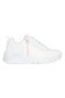 Sneakers rosa con zip laterale lavabili in lavatrice Skechers Uno Lite Easy Zip