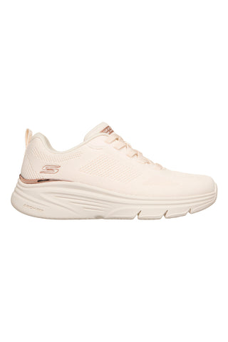 Sneakers bianche in tessuto lavabili in lavatrice Skechers Bobs Arch Fit Elev8