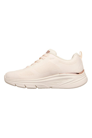 Sneakers bianche in tessuto lavabili in lavatrice Skechers Bobs Arch Fit Elev8