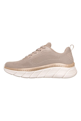 Sneakers beige in tessuto lavabili in lavatrice Skechers Bobs B Flex Hi Flying Hi