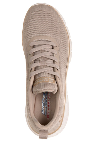 Sneakers beige in tessuto lavabili in lavatrice Skechers Bobs B Flex Hi Flying Hi