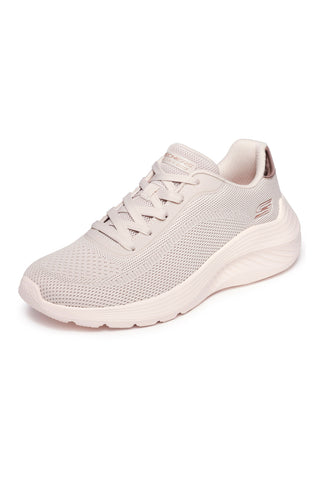 Sneakers beige in tessuto lavabili in lavatrice Skechers Bobs Squad Waves Current Look