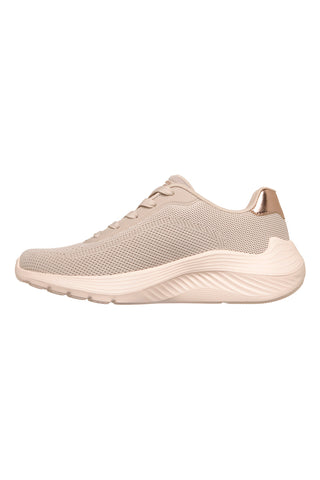 Sneakers beige in tessuto lavabili in lavatrice Skechers Bobs Squad Waves Current Look