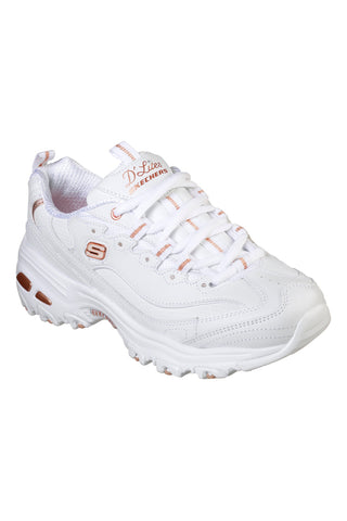 Sneakers bianche Skechers D'Lites Fresh Start