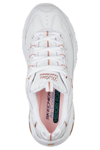Sneakers bianche Skechers D'Lites Fresh Start