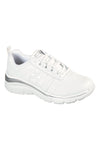 Sneakers bianche in pelle Skechers Fashion Fit Effortless