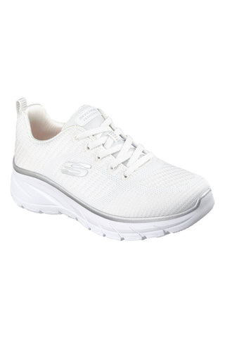 Sneakers bianche lavabili in lavatrice Skechers Fashion Fit 2.0 Moonlight Glow