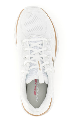 Sneakers bianche lavabili in lavatrice Skechers Graceful Get Connected