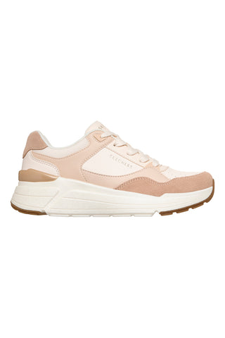 Sneakers beige in pelle scamosciata Skechers Rovina Lite Cool Two The Core
