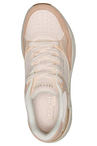 Sneakers beige in pelle scamosciata Skechers Rovina Lite Cool Two The Core
