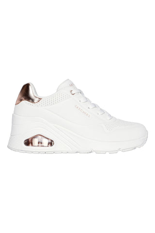 Sneakers bianche Skechers Uno Wedge Hi Steps