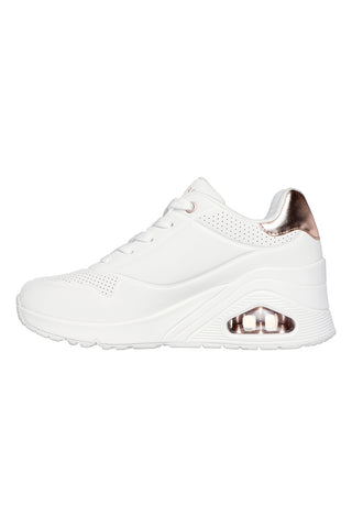 Sneakers bianche Skechers Uno Wedge Hi Steps