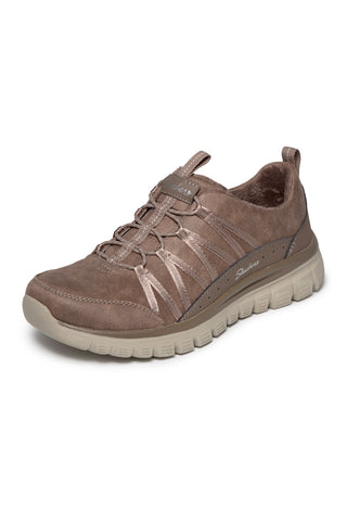 Scarpe sportive Taupe Perform Tex Skechers Graceful Cozy Hug