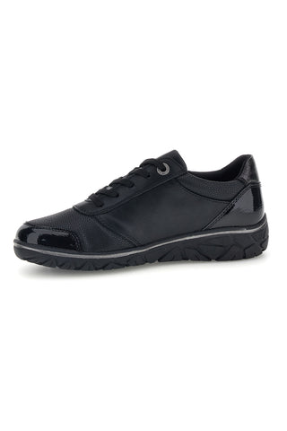 Sneakers nere con inserti in effetto vernice zip e pianta larga Relife 1298068872680101F