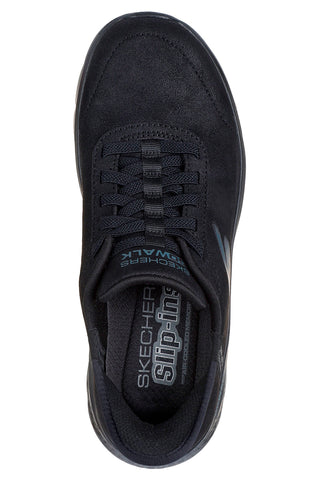 Schwarze Sneaker mit Slip-Ins: Skechers Go Walk Flex Mali
