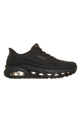 Schwarze Slip-On-Sneaker Skechers Uno Glide-Step Glide On Air