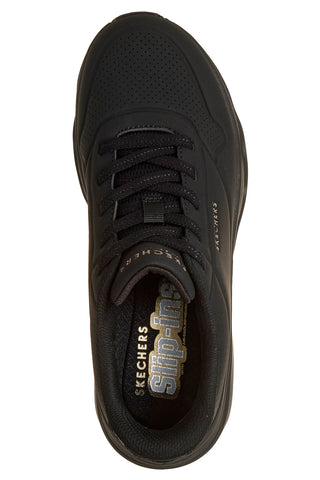 Schwarze Slip-On-Sneaker Skechers Uno Glide-Step Glide On Air