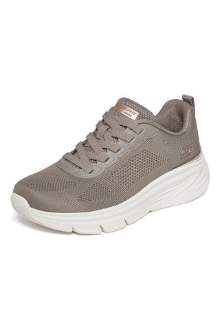 Sneakers taupe in tessuto lavabili in lavatrice Skechers Bobs Arch Fit Elev8