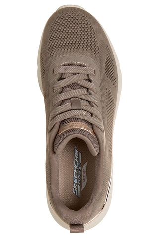 Sneakers taupe in tessuto lavabili in lavatrice Skechers Bobs Arch Fit Elev8