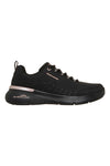 Schwarze Sneaker von Skechers: Skech-Air Dynamight 2.0 Modern Glimpse