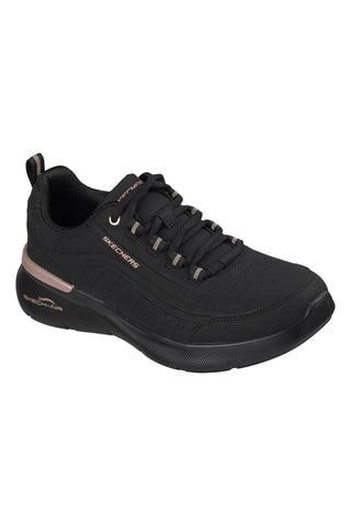 Schwarze Sneaker von Skechers: Skech-Air Dynamight 2.0 Modern Glimpse