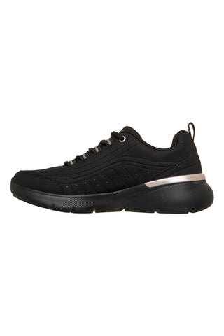 Schwarze Sneaker von Skechers: Skech-Air Dynamight 2.0 Modern Glimpse