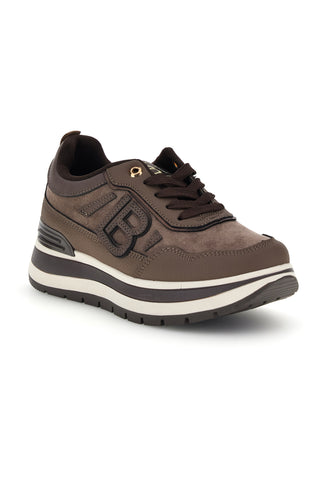 Braune Sneaker mit Plateau-Sohle von Laura Biagiotti 9833