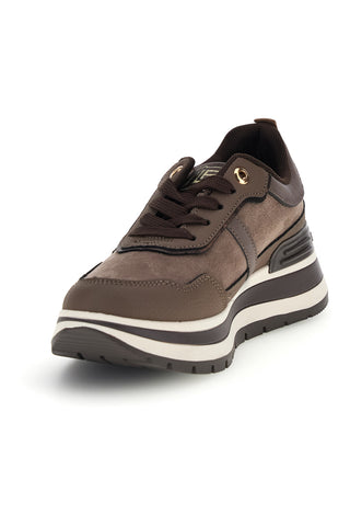 Braune Sneaker mit Plateau-Sohle von Laura Biagiotti 9833