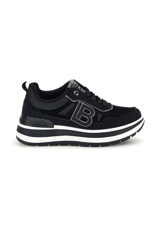 Schwarze Sneaker mit Plateau-Sohle von Laura Biagiotti 9833