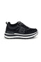 Schwarze Sneaker mit Plateau-Sohle von Laura Biagiotti 9833