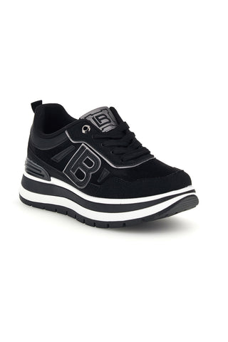 Schwarze Sneaker mit Plateau-Sohle von Laura Biagiotti 9833