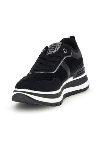 Schwarze Sneaker mit Plateau-Sohle von Laura Biagiotti 9833