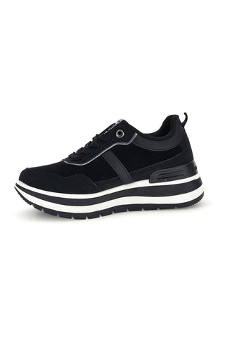 Schwarze Sneaker mit Plateau-Sohle von Laura Biagiotti 9833