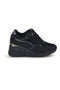 Schwarze Sneaker mit erhöhtem Absatz von Laura Biagiotti 9840