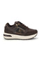 Braune Sneaker mit Plateau-Sohle von Laura Biagiotti, Modell 9813