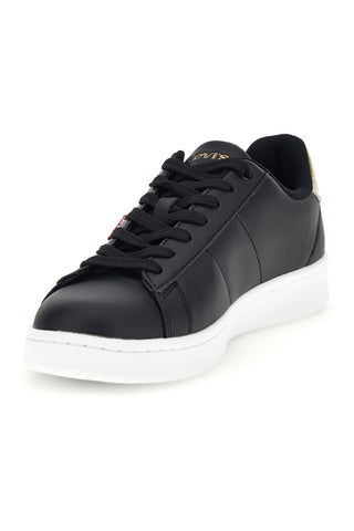 Sneakers nere con dettaglio glitter oro Levi's Bell JR 261S