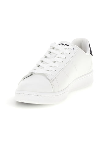 Weiße Sneaker mit schwarzen Details – Levi's Bell JR 261S