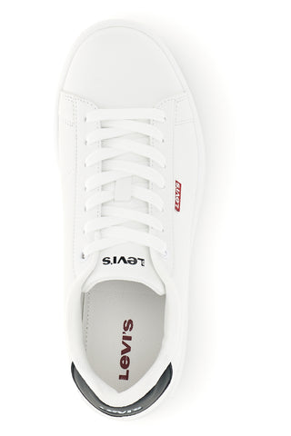 Weiße Sneaker mit schwarzen Details – Levi's Bell JR 261S