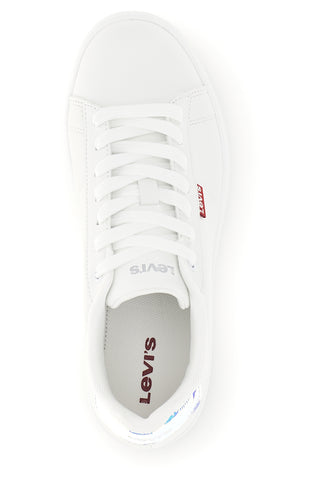 Sneakers bianche con dettaglio olografico Levi's Bell JR 261S