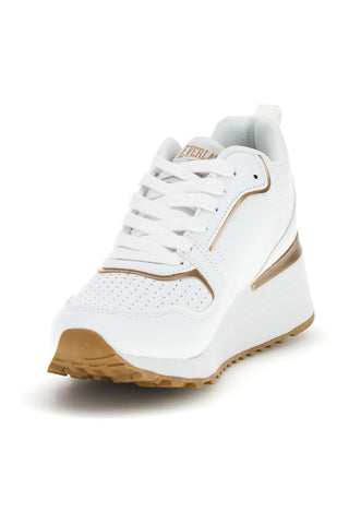 Sneakers bianche con zeppa interna Everlast EV129