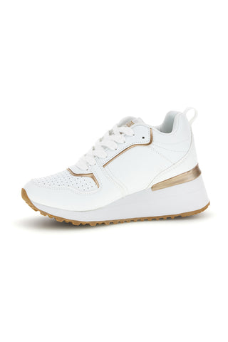 Sneakers bianche con zeppa interna Everlast EV129
