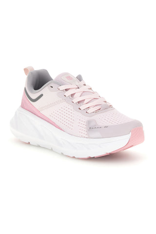Rosa Sneaker mit Lochmuster und hohem Profil, Route 66 RO51811D
