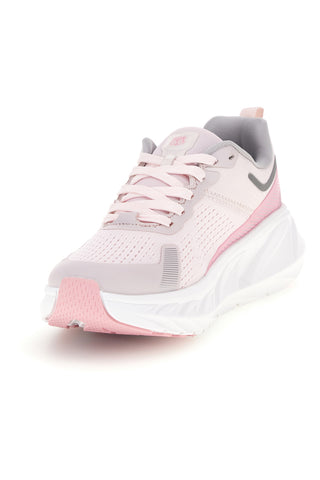 Rosa Sneaker mit Lochmuster und hohem Profil, Route 66 RO51811D